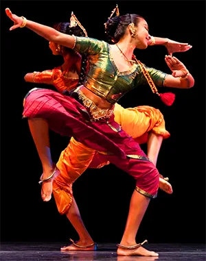 Sri Lankan dancers at a concer